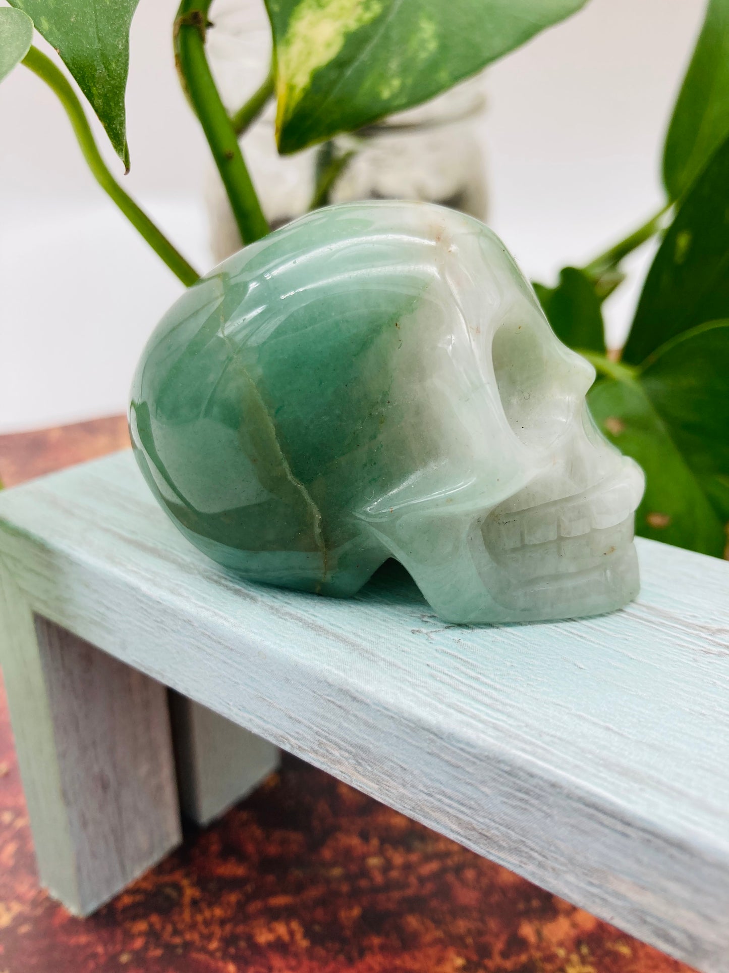 Green Aventurine Skull 4