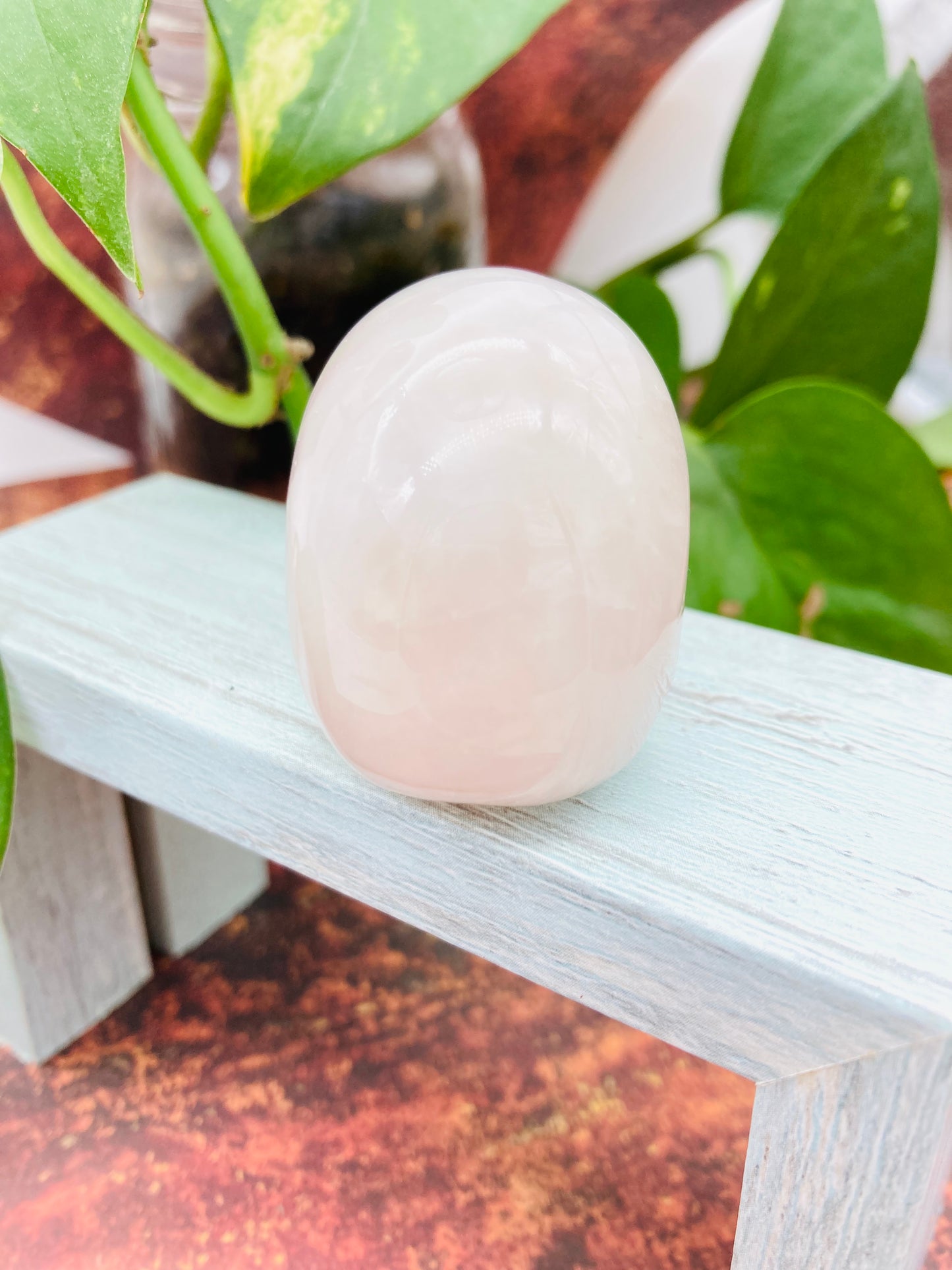 Rose Quartz Skull