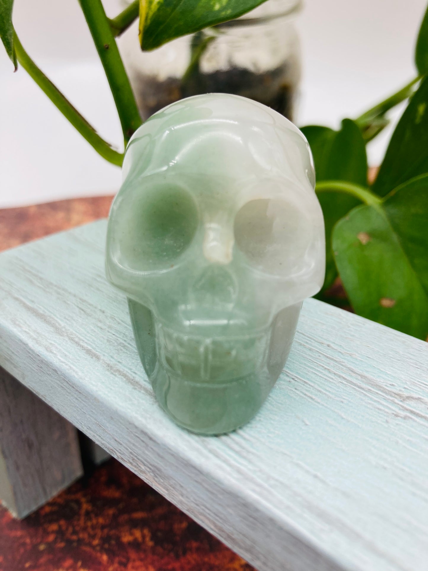 Green Aventurine Skull 3