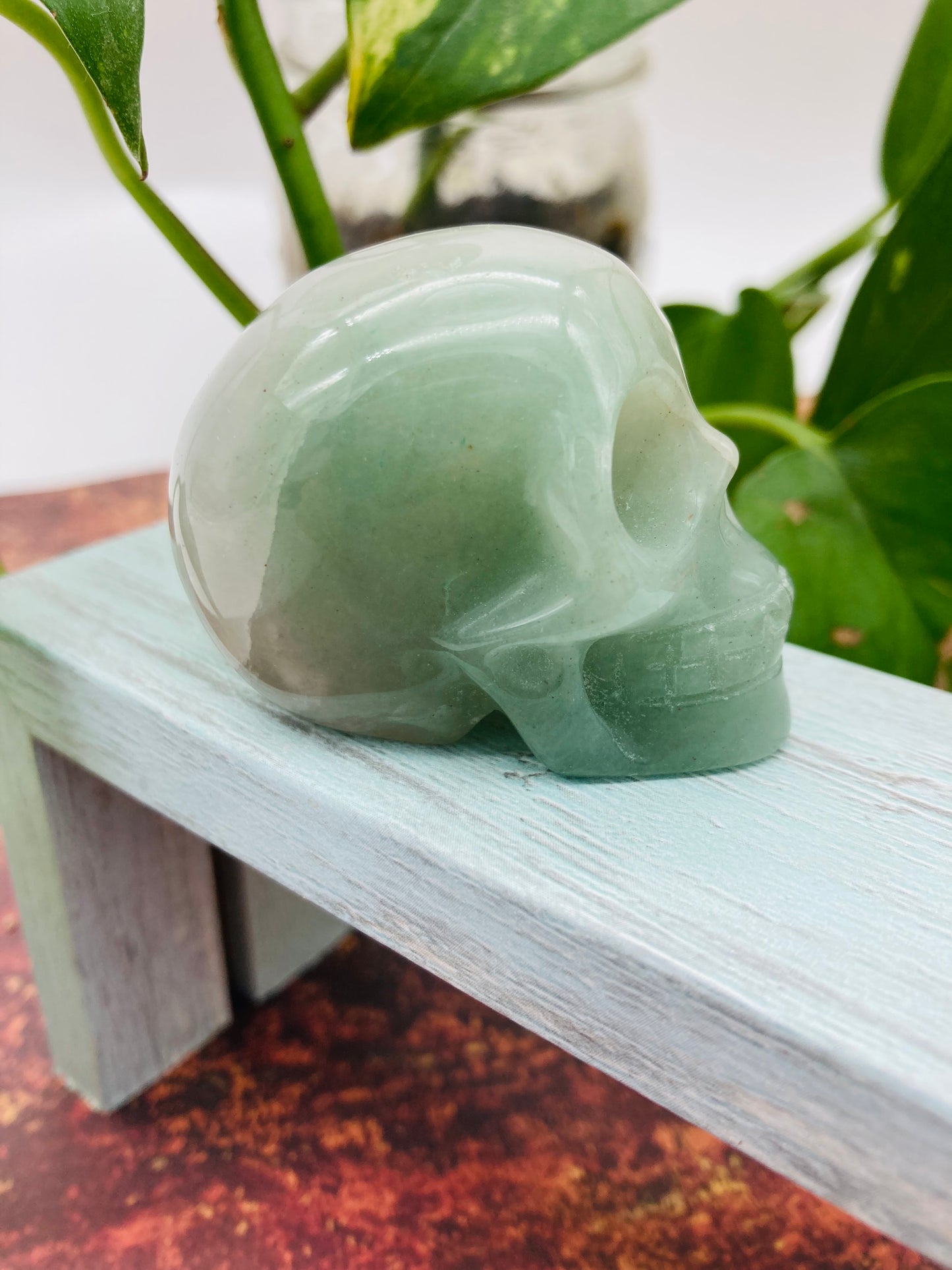 Green Aventurine Skull 3