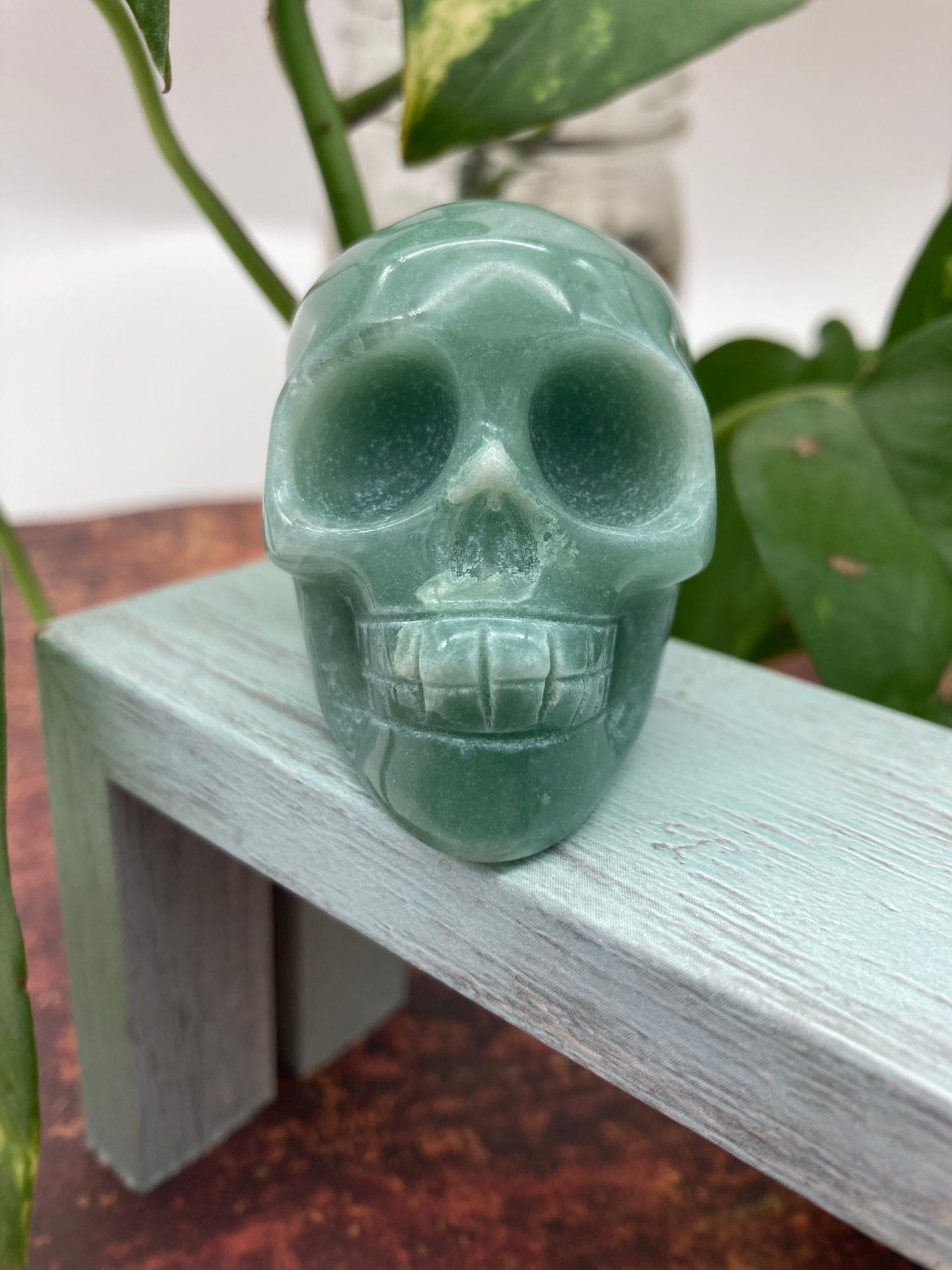 Green Aventurine Skull 2