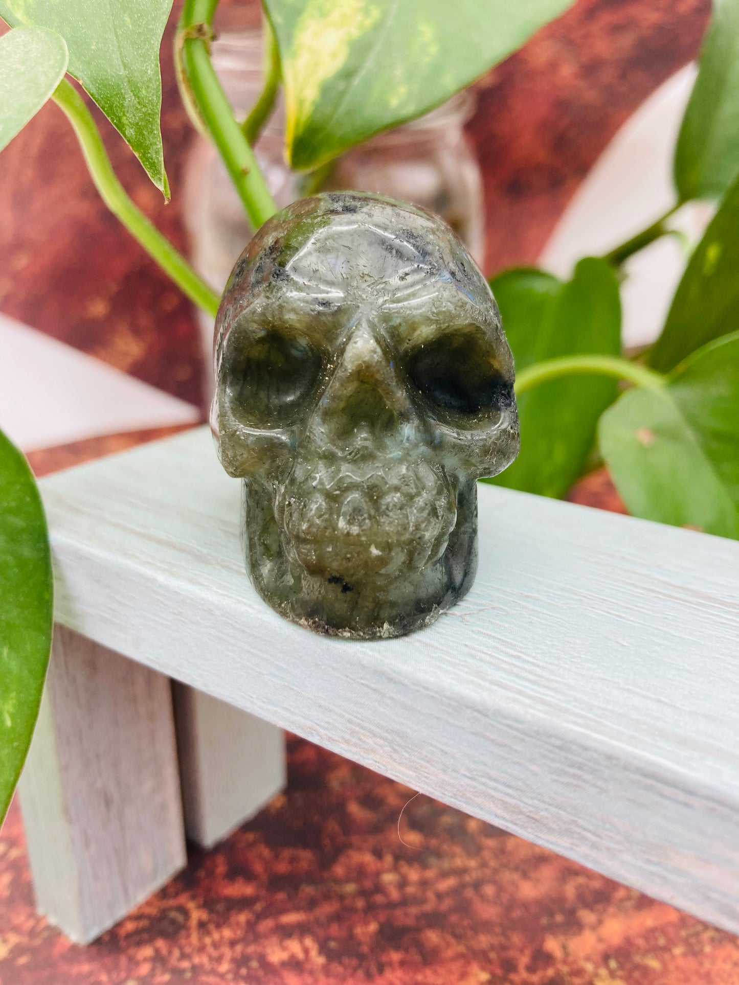 Labradorite Skull