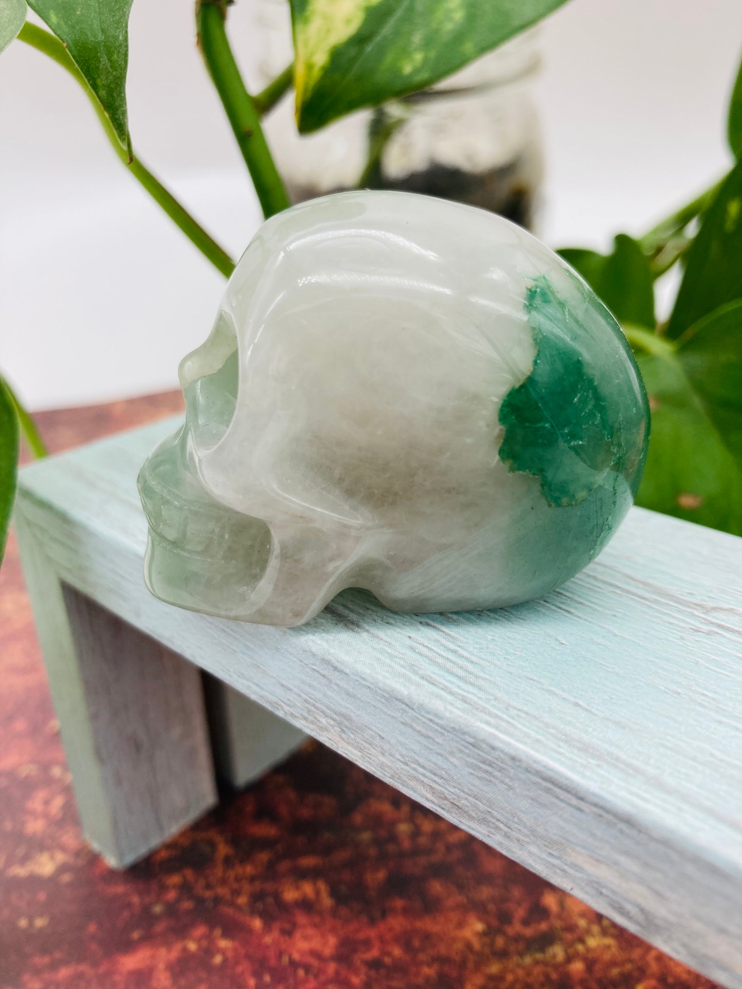 Green Aventurine Skull 3
