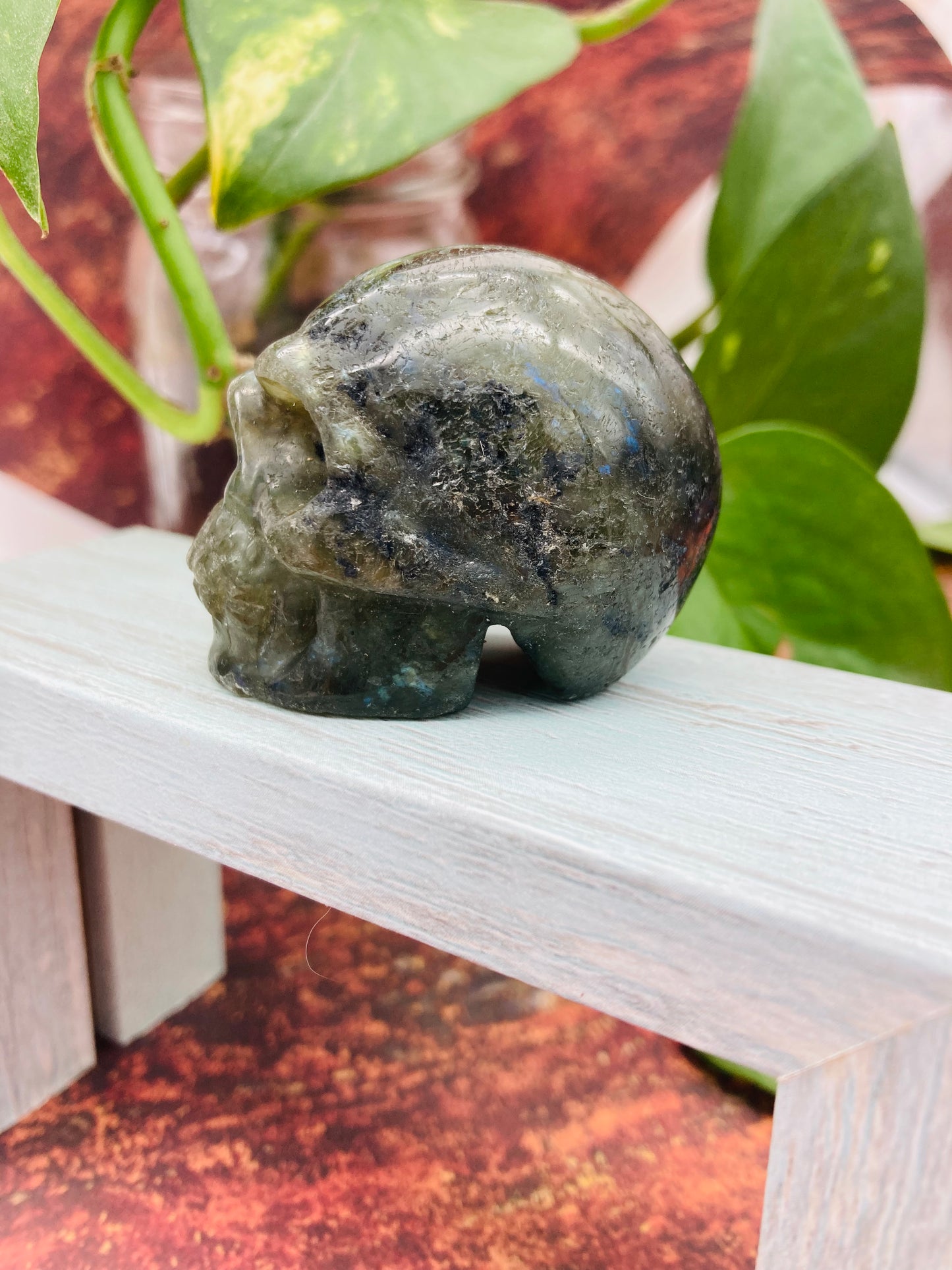 Labradorite Skull