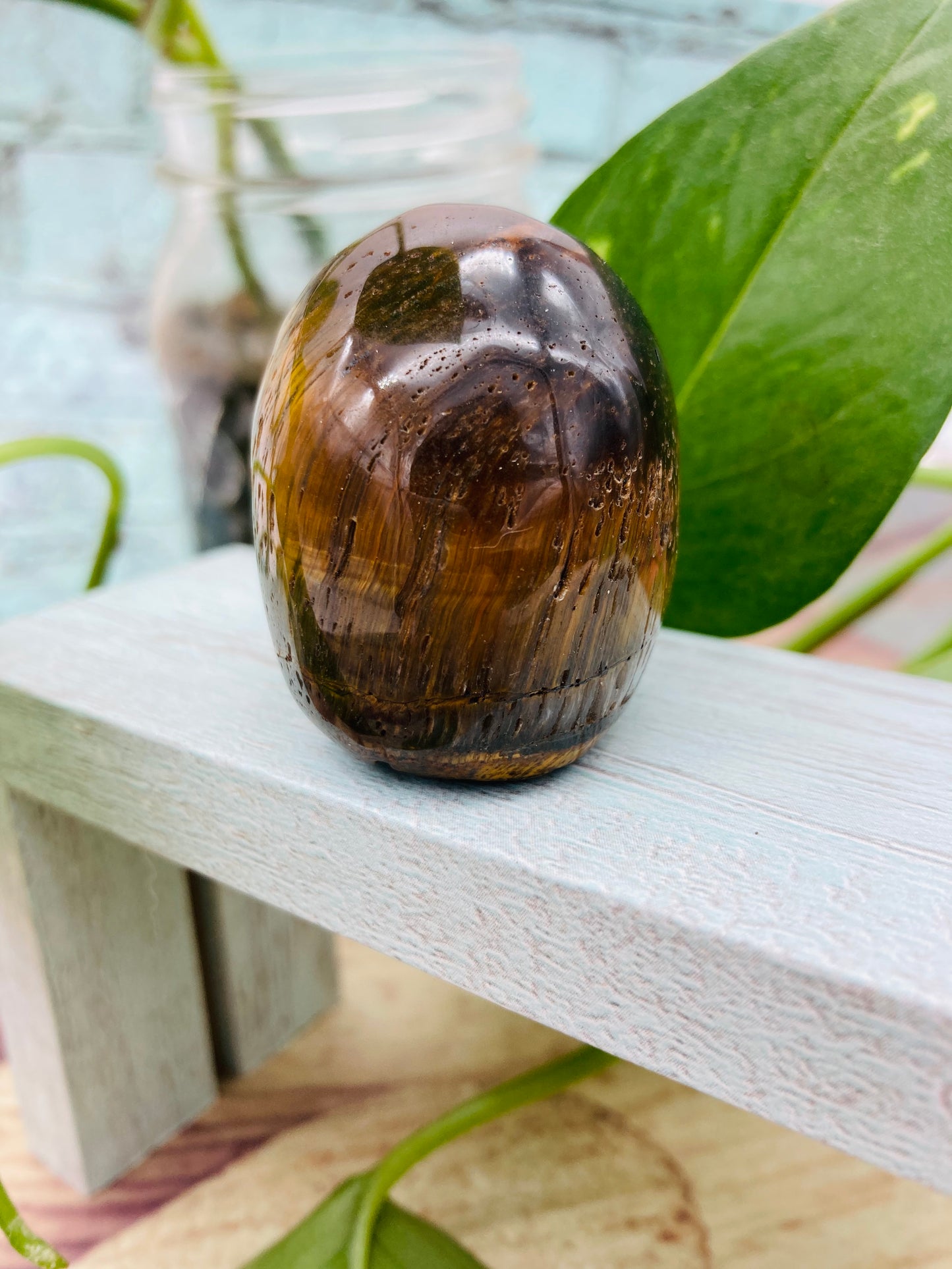 Tigers Eye Skull