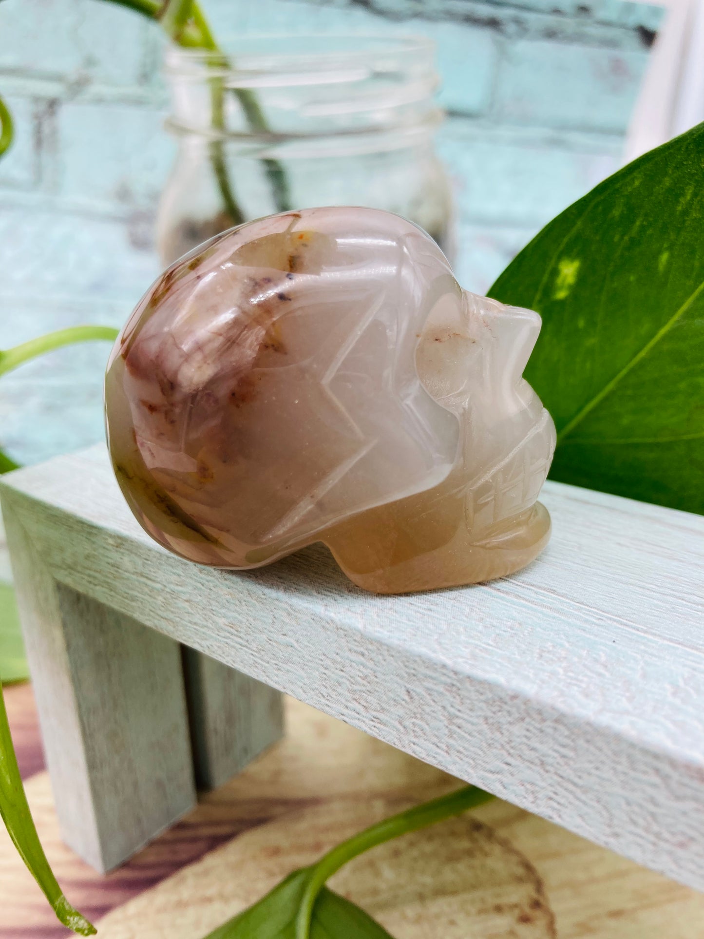 Agate Skull