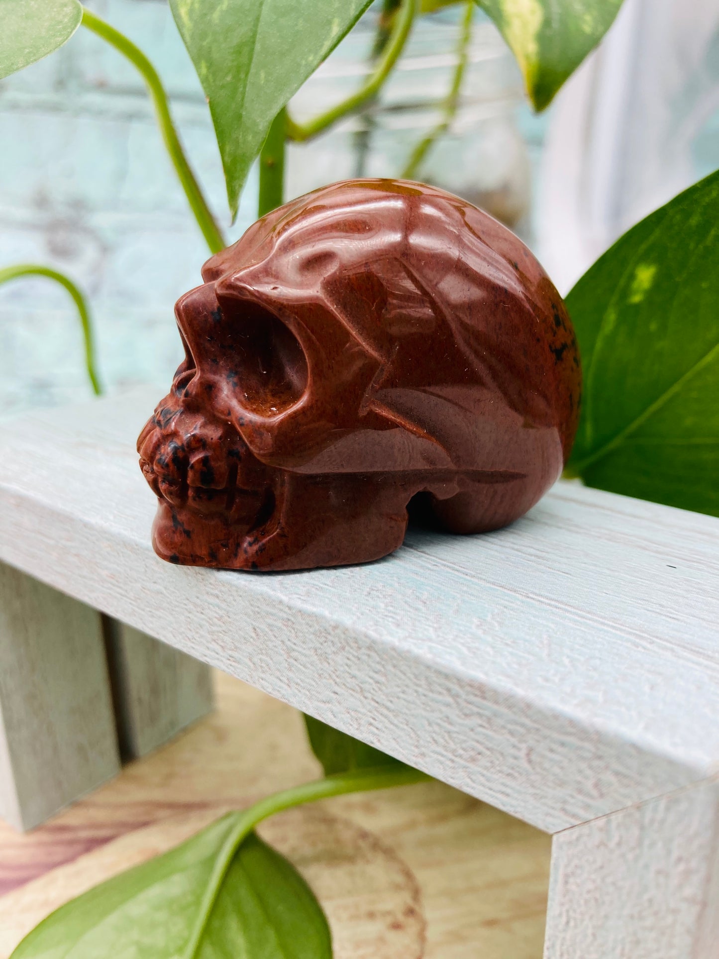 Mahogany Obsidian Skull