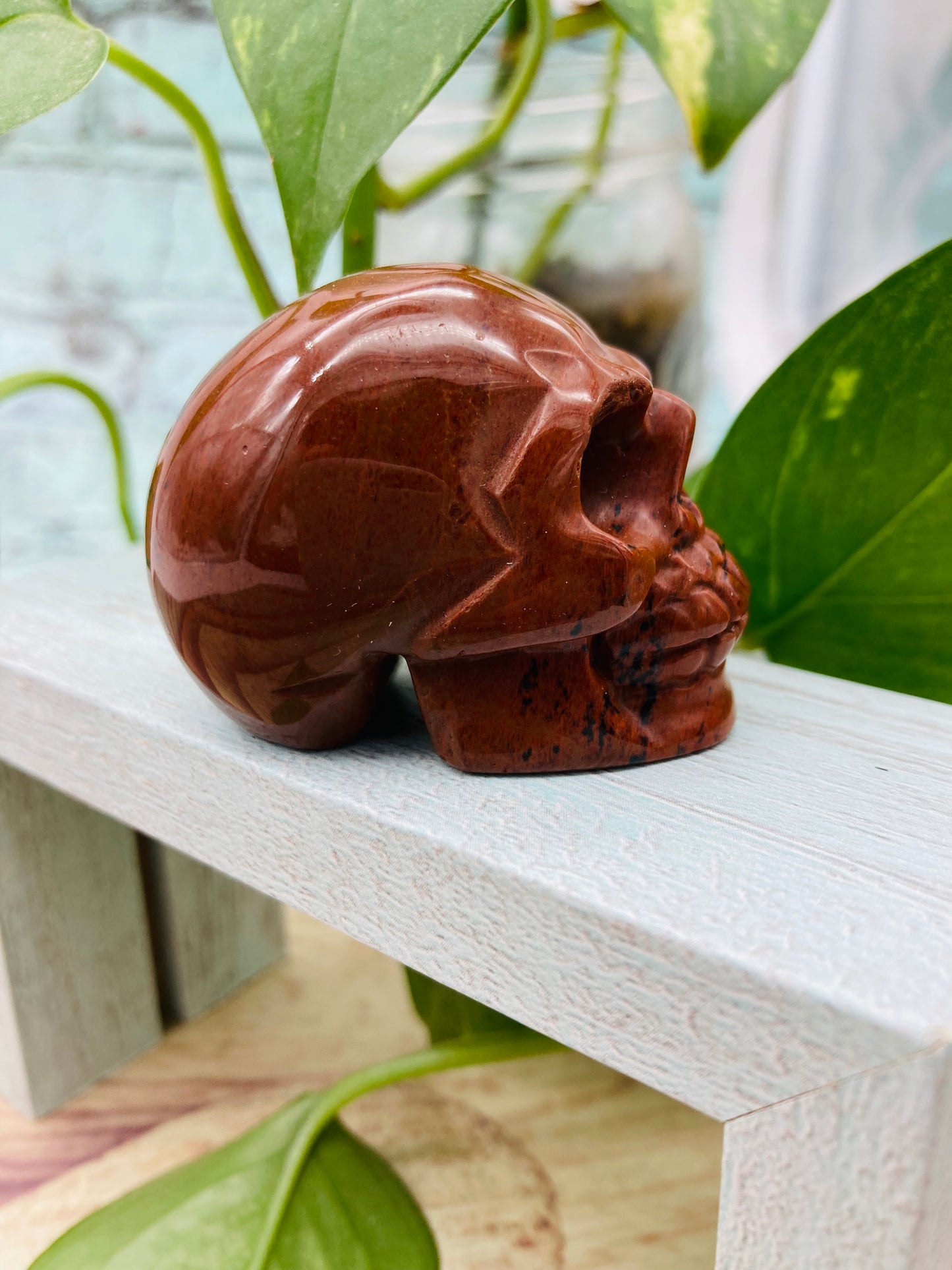 Mahogany Obsidian Skull