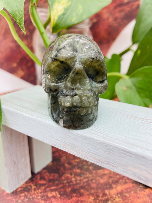Labradorite Skull