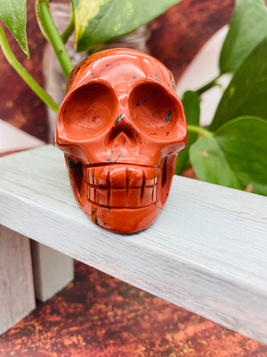 Red Jasper Skull 2