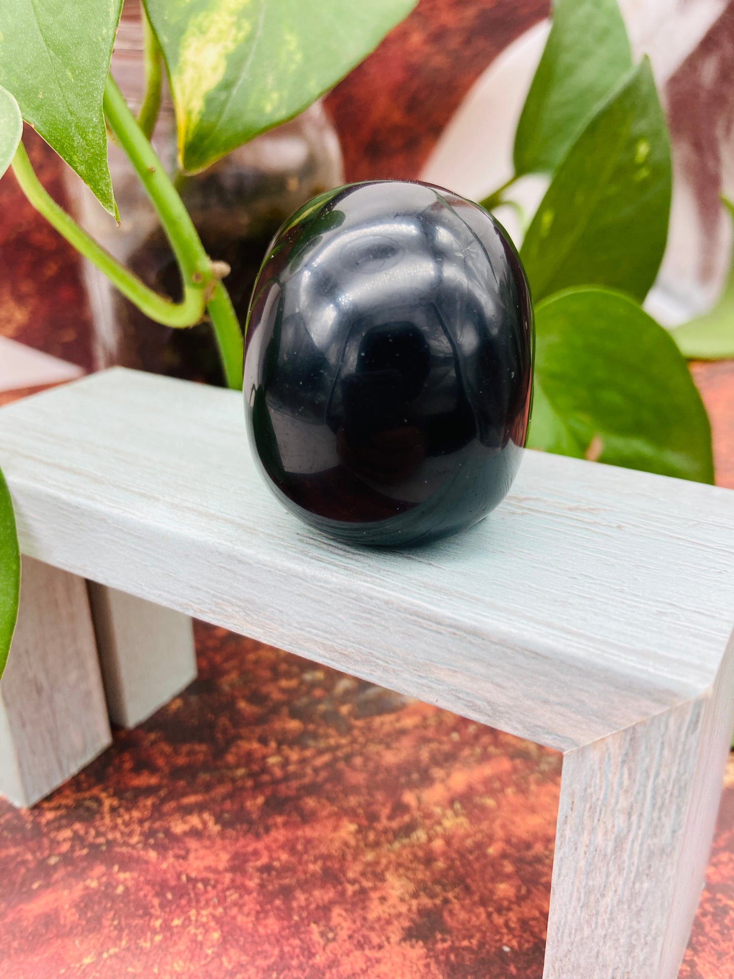 Black Obsidian Skull