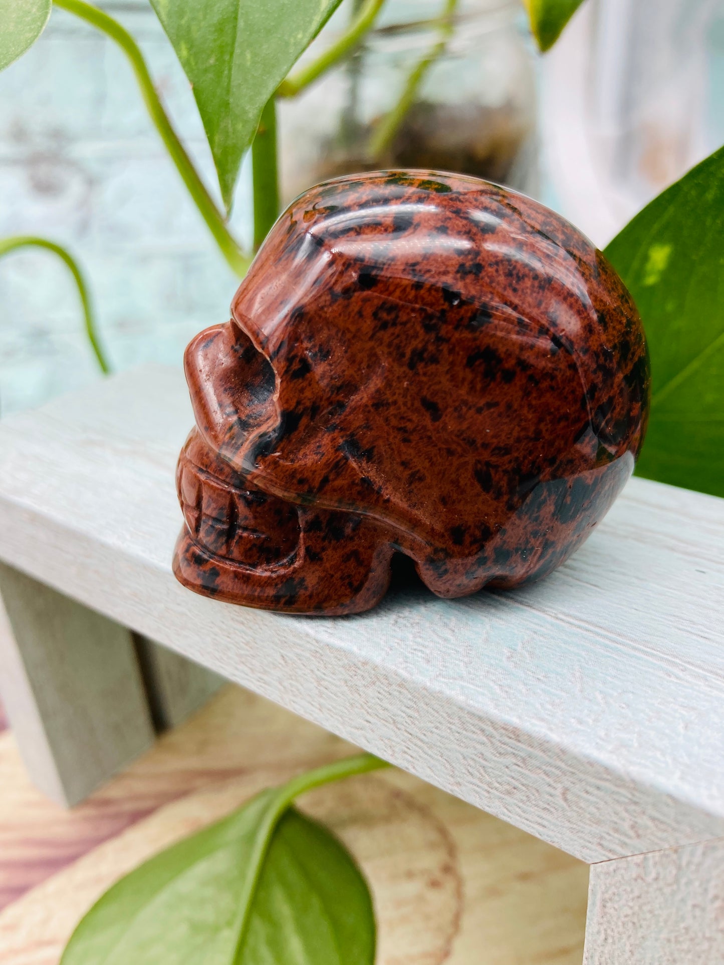 Mahogany Obsidian Skull 2