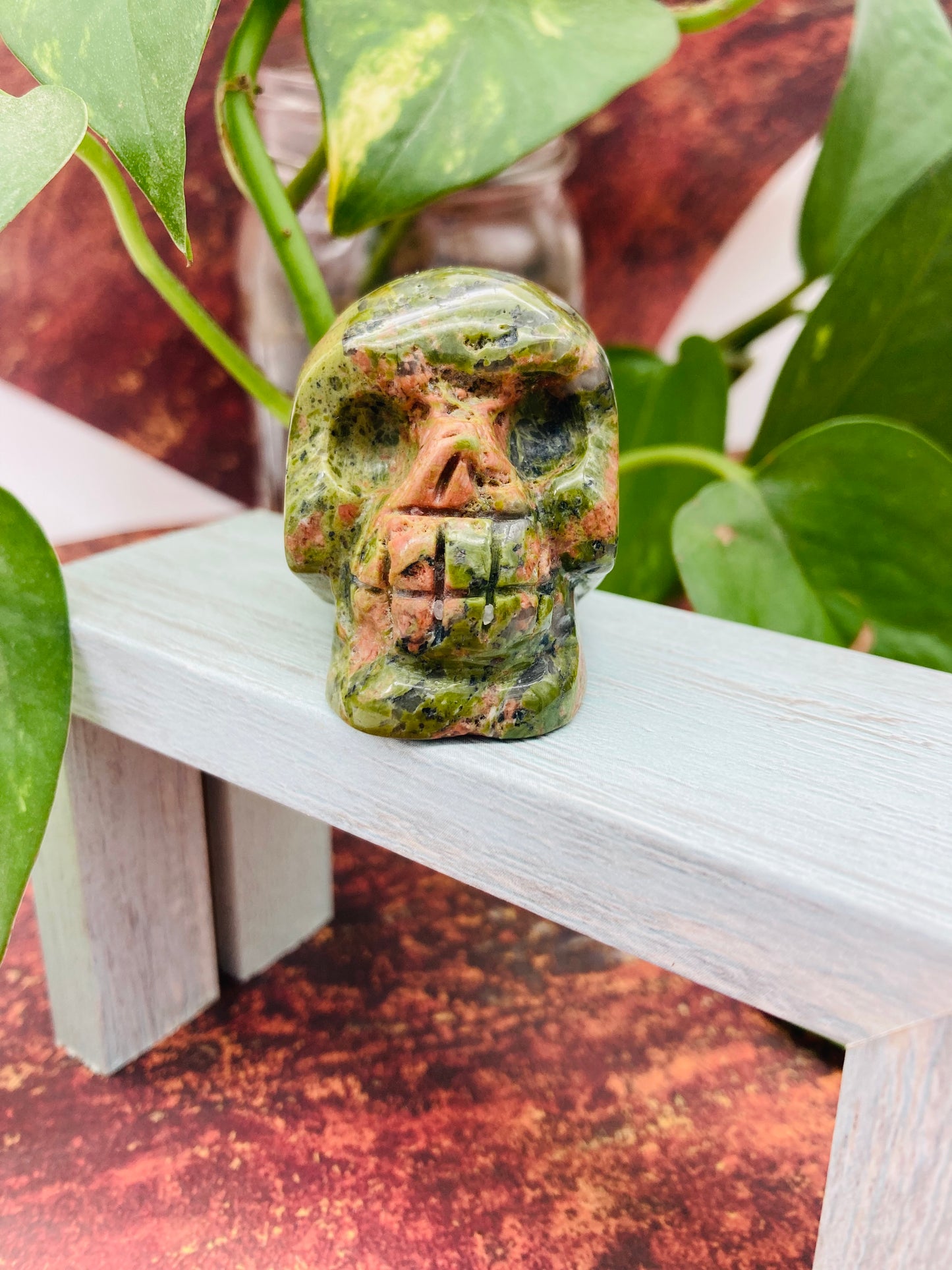 Unakite Skull 1