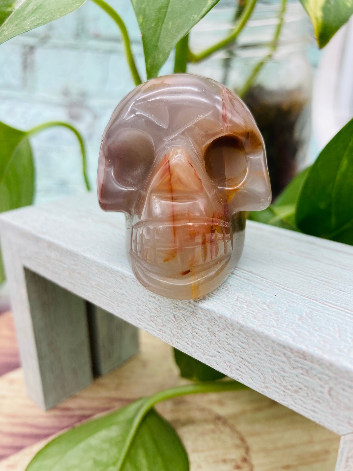 Agate Skull