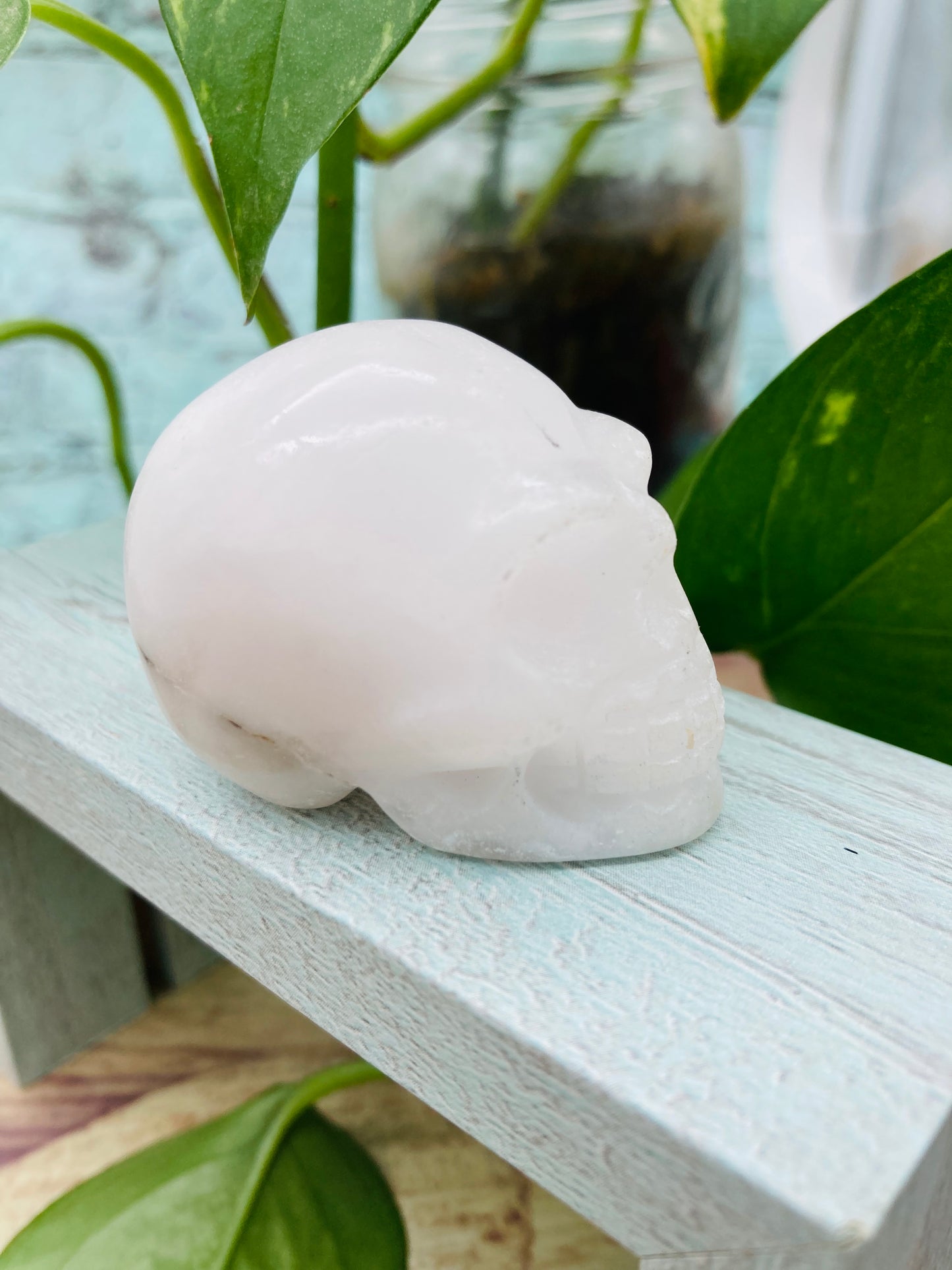 Mangano Calcite Skull