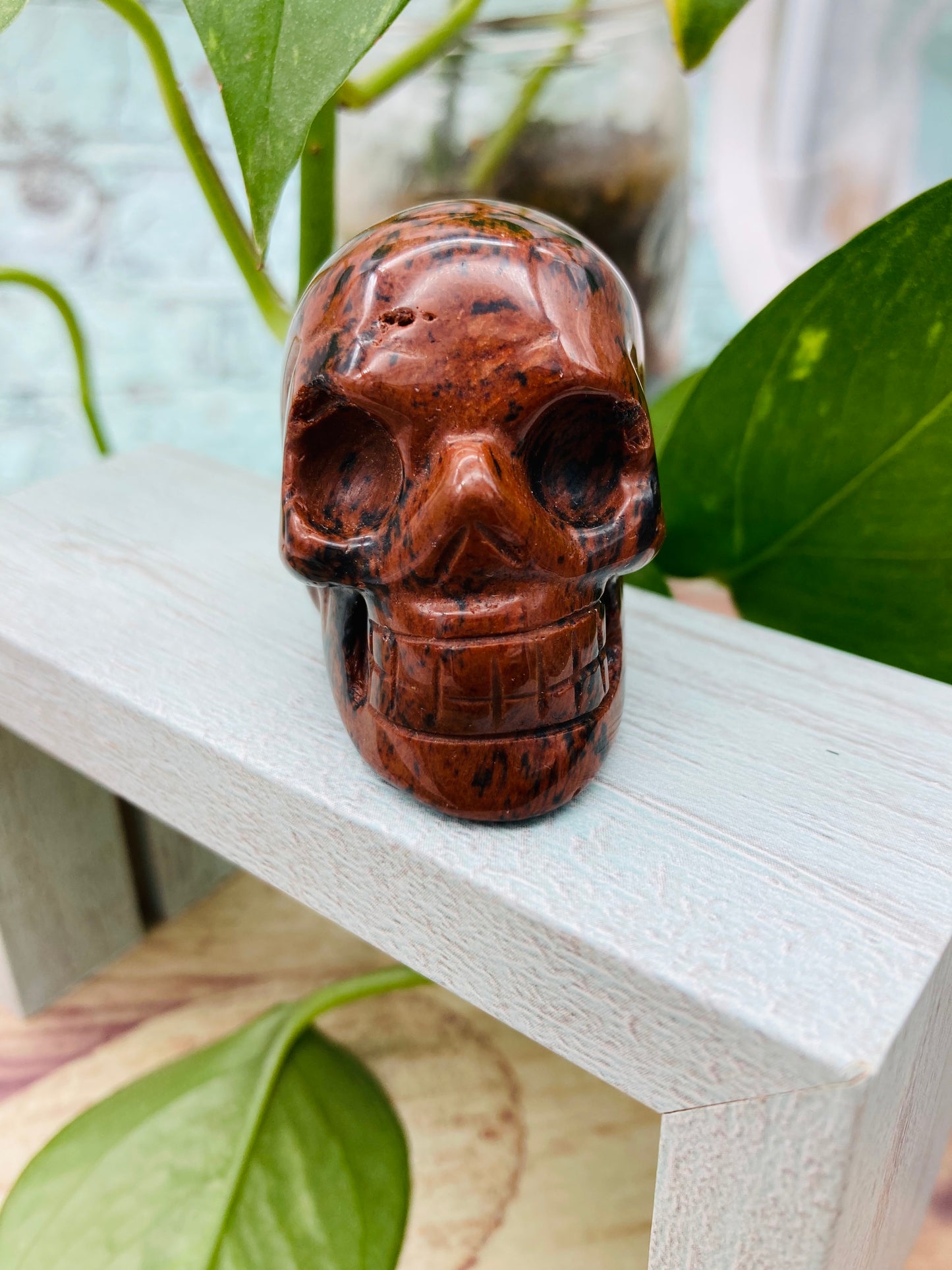 Mahogany Obsidian Skull 2