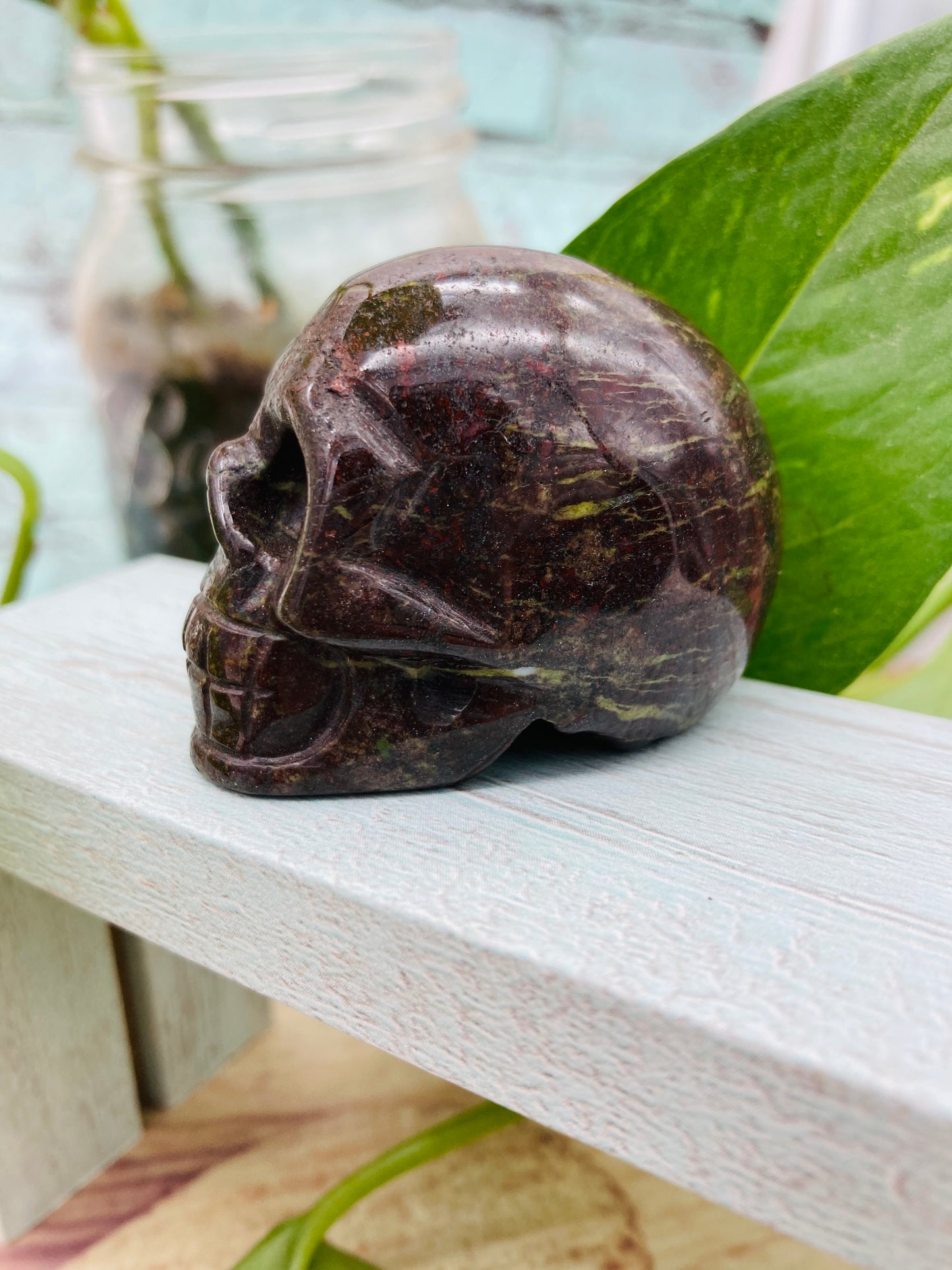 Unakite Skull