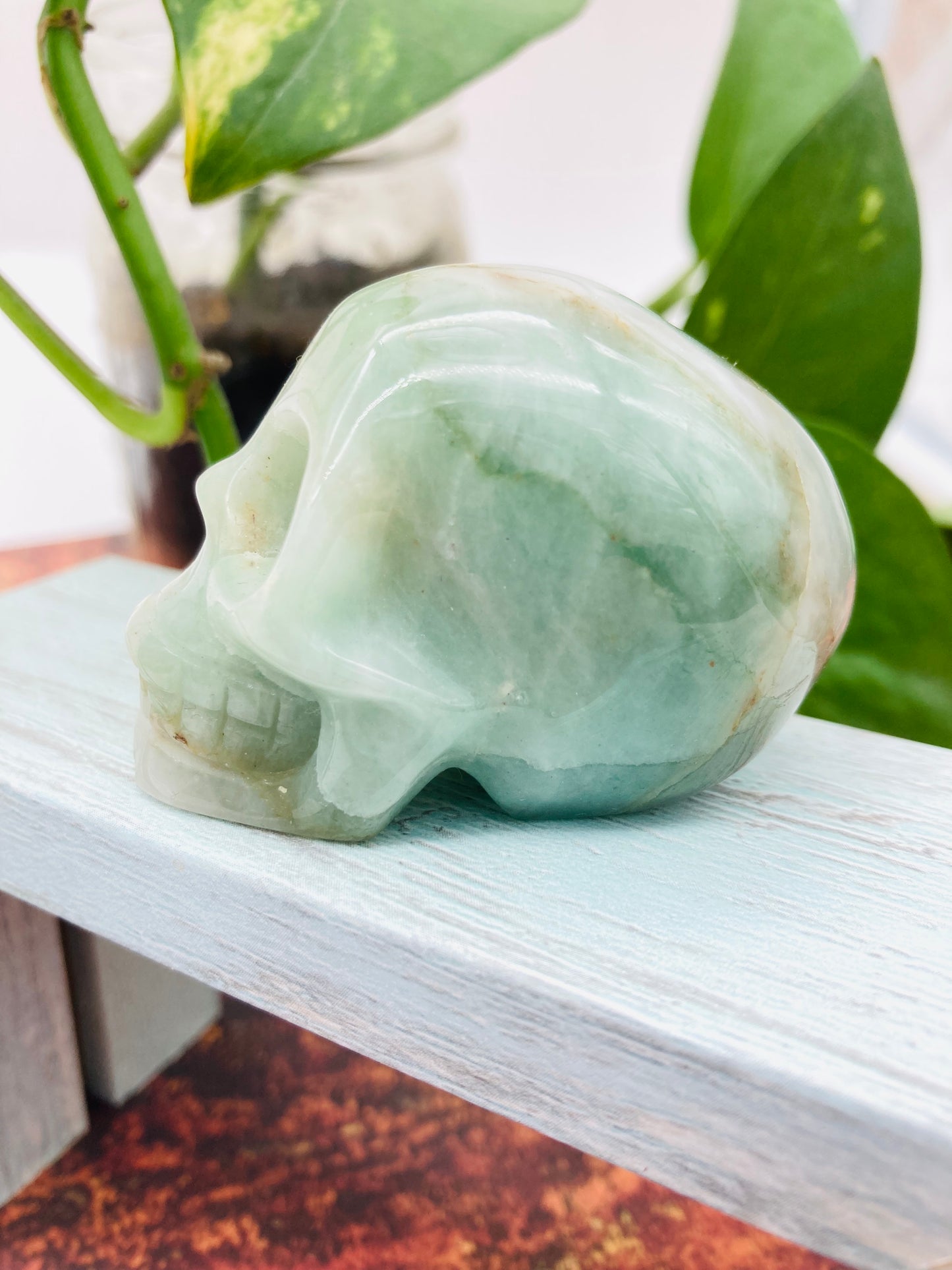Green Aventurine Skull 4