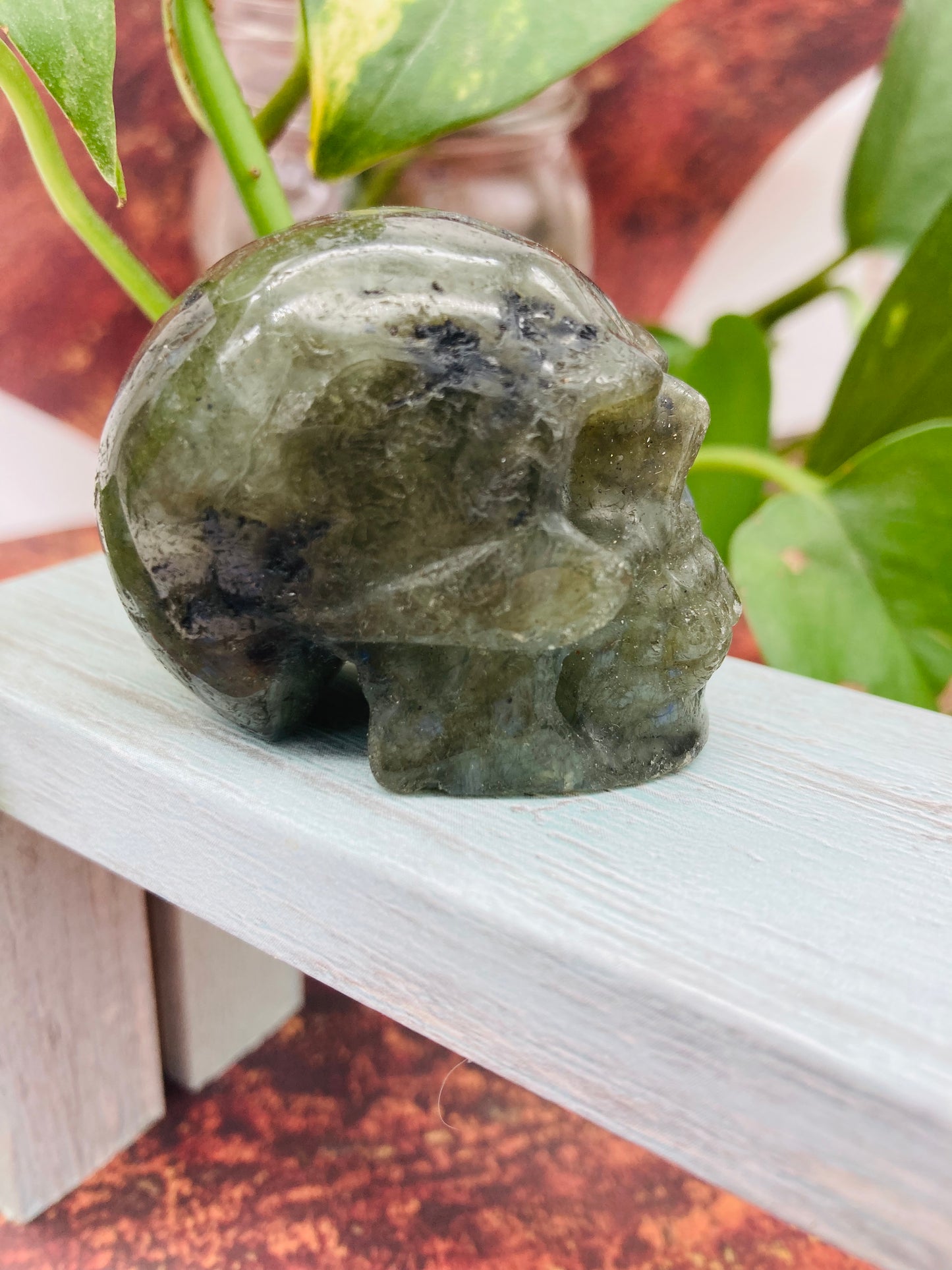 Labradorite Skull